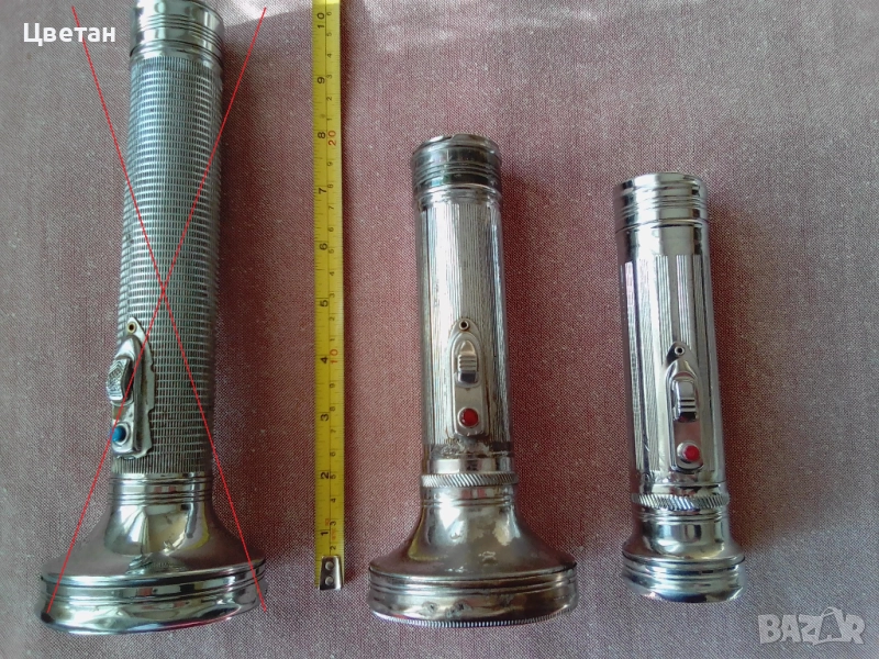ретро фенерчета, батерии, снимка 1