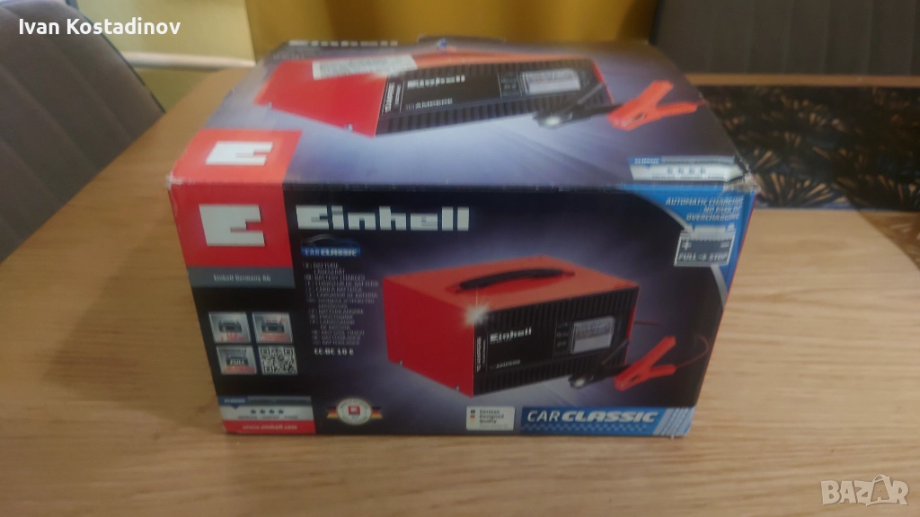 Зарядно за кола EINHELL CC-BC-10 E, снимка 1