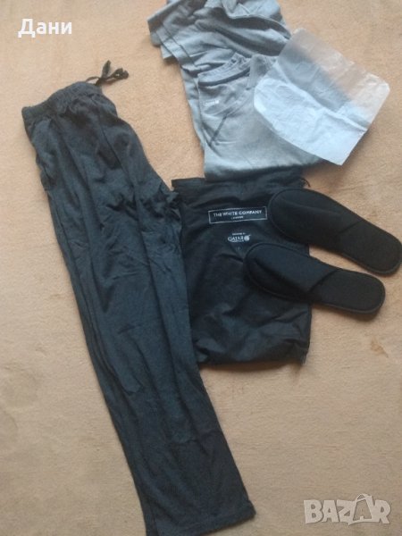  Мъжка пижама The White Company x Qatar Airways Sleepwear, снимка 1