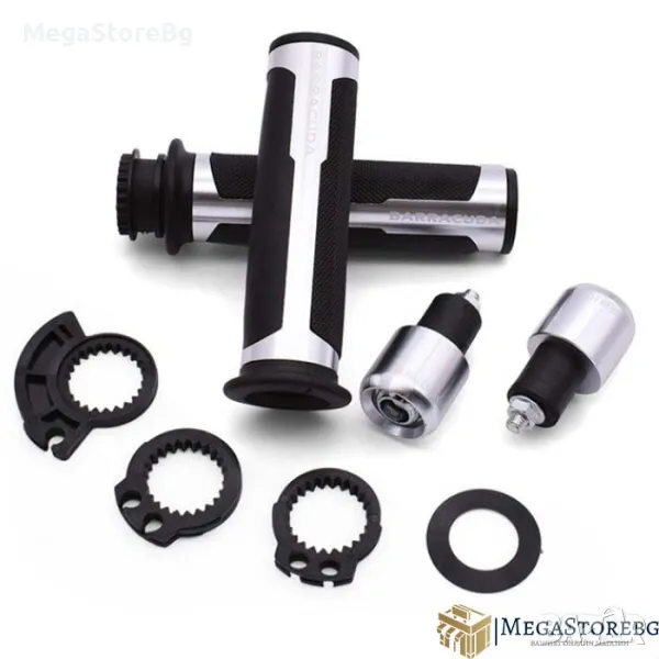 Дръжка за мотор мотоциклет ATV ръкохватки - 281 - графит, снимка 1