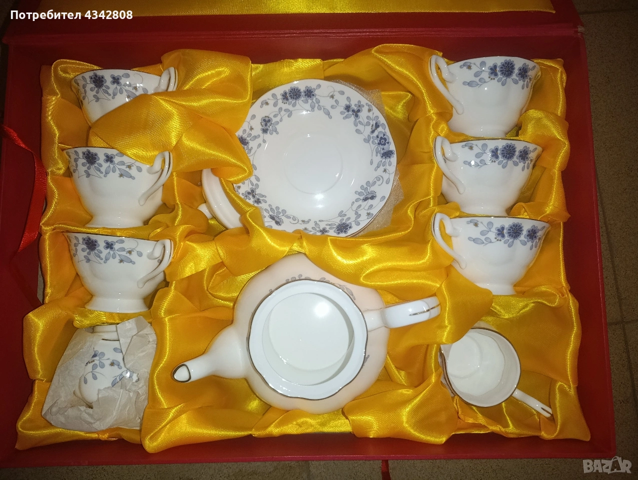 Bonechina Tang Shan сервиз за кафе/чай, снимка 1