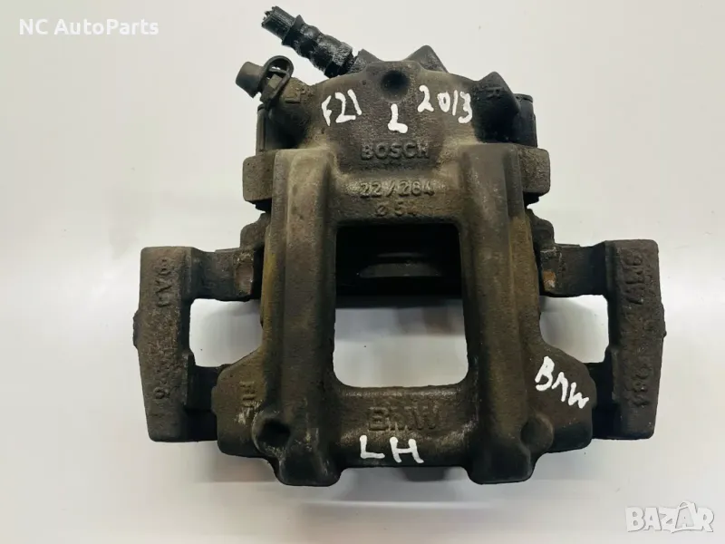 Преден ляв спирачен апарат за BMW БМВ 1 серия F20 F21 2.0 дизел 22284054 BOSCH 2014, снимка 1