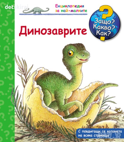 КНИЖКА - ЗАЩО? КАКВО? КАК? ДИНОЗАВРИТЕ, снимка 1