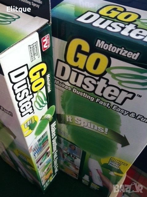Четка за прах Go Duster с 3 сменяеми приставки – TV59 🧹, снимка 1