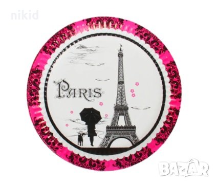 Paris Айфелова кула 10 бр парти чинии чинийки, снимка 1
