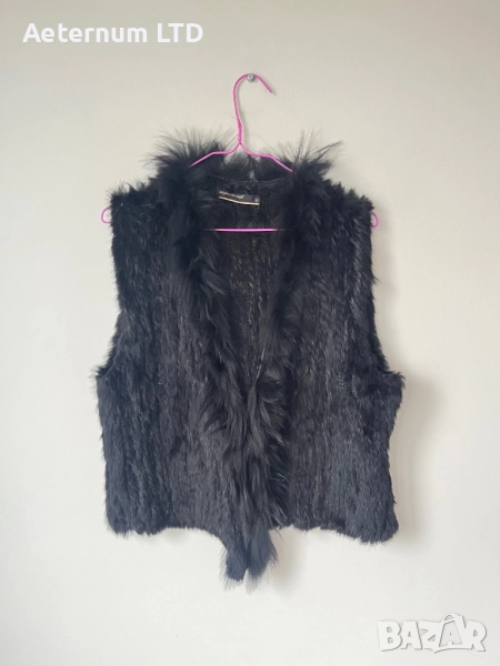 Дамски елек с естествен косъм, снимка 1