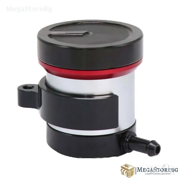 Резервоар за спирачна течност на мотоциклет мотор PA855 - Черно и сиво, снимка 1