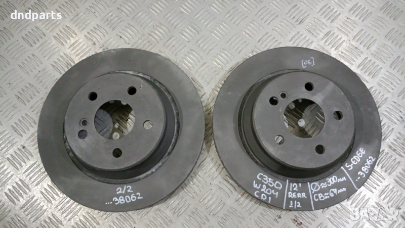 Задни дискове Mercedes C350 CDI W204 2012г.	, снимка 1