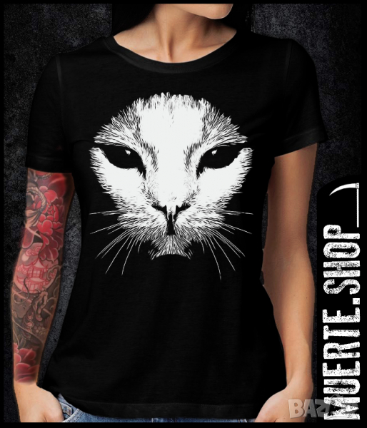 Тениска с щампа ALIEN CAT, снимка 1