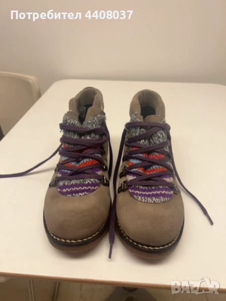 Дамски Кожени Ботуши - Чисто Нови, снимка 1