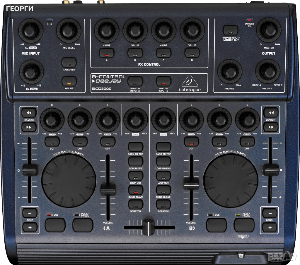 Запазен Behringer Bi control Миксер BCD 2000. Изгодно, снимка 1