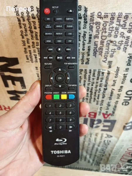 Дистанционно"Toshiba" SE-R0377 (Blu-ray), снимка 1