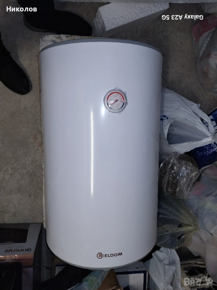 Бойлер вертикален Елдом 80 литра, снимка 1