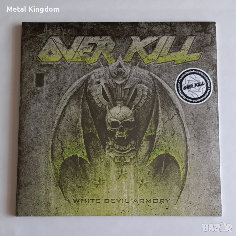 OVERKILL - White Devil Armory (2xLP - Golden Vinyl) NEW & SEALED Thrash Metal, снимка 1