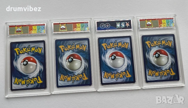 4 Pokemon Rare Cards:Gyarados,Charizard,Shining Mewtwo & Shining Gyarados, снимка 10 - Колекции - 53903871