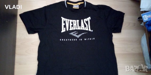 Тениска Everlast черна, снимка 3 - Тениски - 39592089