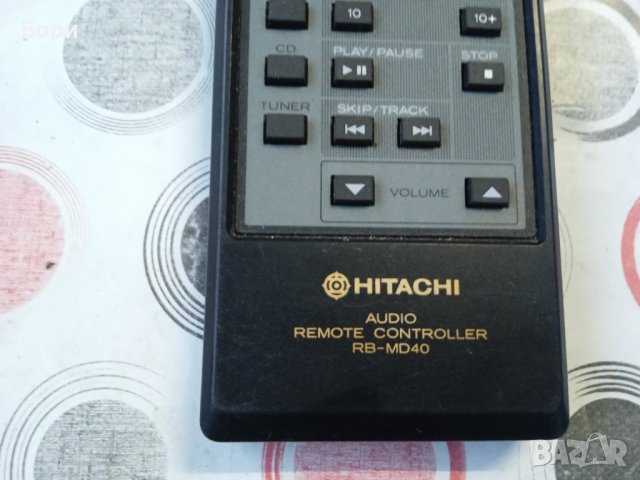 HITACHI AUDIO RB-MD40 Дистанционно управление, снимка 2 - Дистанционни - 38254498
