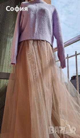 тюлена пола и пуловер,р-р с/м/л