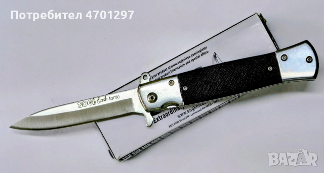 Сгъваем нож SOG Flash tanto, снимка 8 - Ножове - 53174847