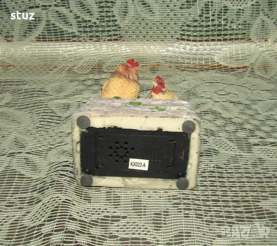 Музикално украшение със сензор за движение Петел и Кокошка, снимка 10 - Музикални играчки - 53976218