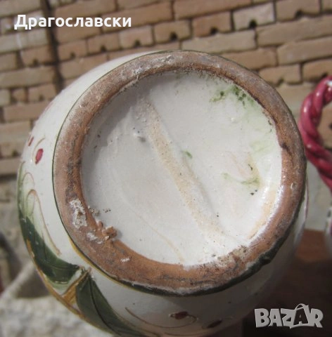 керамика керамична ваза / стомна и Глазиран Битов зелен Керамичен Съд с Капак, кутия, керамика ваза, снимка 16 - Кутии за храна - 10689741