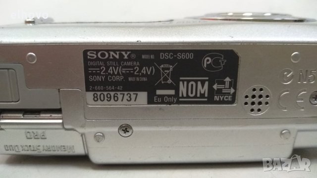 Фотоапарат Sony DSC-S600, снимка 4 - Фотоапарати - 34514592