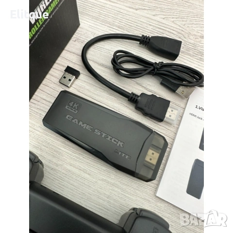 1910 Безжична ретро конзола GAME STICK, снимка 3 - Друга електроника - 53127753