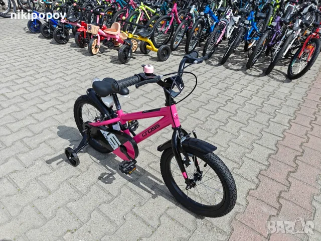 CROSS Детски велосипед 16" DIVA розов, снимка 4 - Велосипеди - 56528720