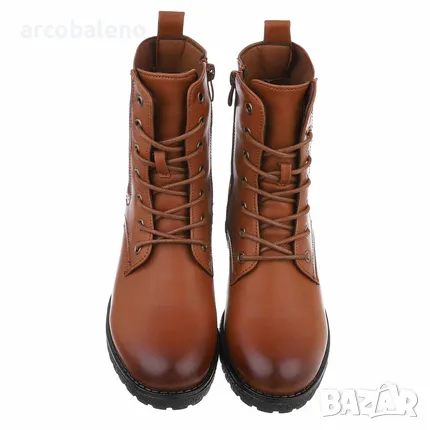 Дамски боти с връзки, 2цвята , снимка 5 - Дамски боти - 47856133