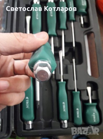 УДАРНИ ОТВЕРТКИ КОМПЛЕКТ В КУФАРЧЕ, снимка 2 - Куфари с инструменти - 30850055