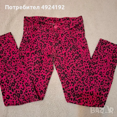 Детски панталон с розов принт