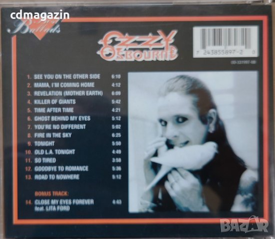 Компакт дискове CD Ozzy Osbourne – Best Ballads, снимка 2 - CD дискове - 35167762