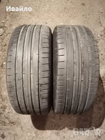 Продавам 2 броя летни гуми 225.40.18 на 1 сезон дот 2020 Dunlop 
