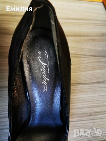 Елегантни дамски обувки, естествена кожа, висок ток, Tendenz, 38 , снимка 6 - Дамски обувки на ток - 38758250