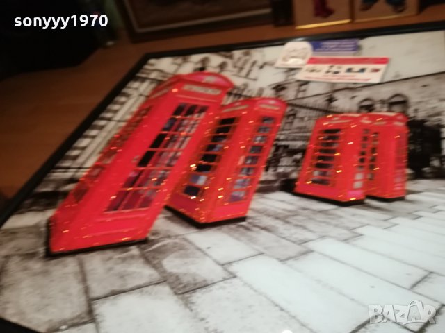 КАРТИНА-ТЕЛЕФОННИ КАБИНИ-ВНОС АНГЛИЯ 2111211856, снимка 15 - Антикварни и старинни предмети - 34881258