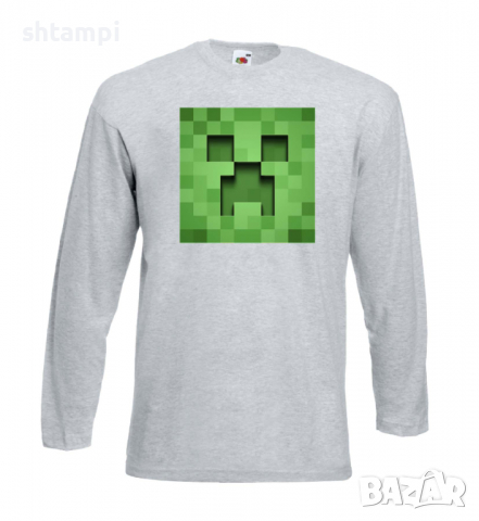 Мъжка тениска Creeper Face 3,майнкрафт,Minecraft,Игра,Забавление,подарък,Изненада,Рожден Ден., снимка 7 - Тениски - 36492795