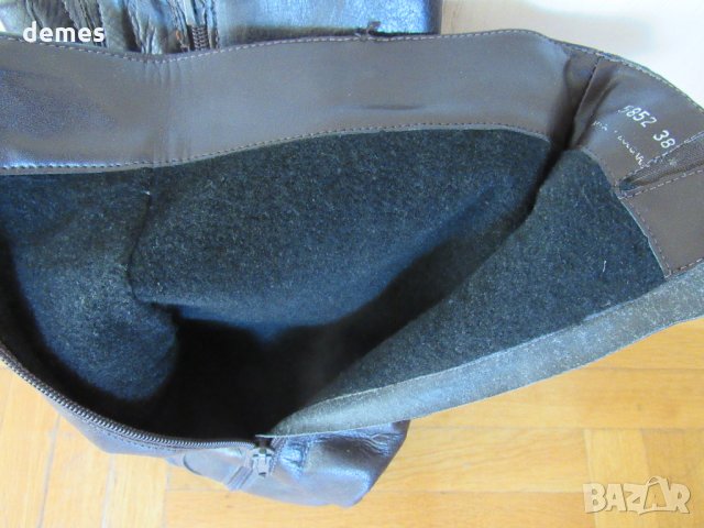  Дамски ботуши от естествена кожа, номер 38, снимка 7 - Дамски ботуши - 31238208