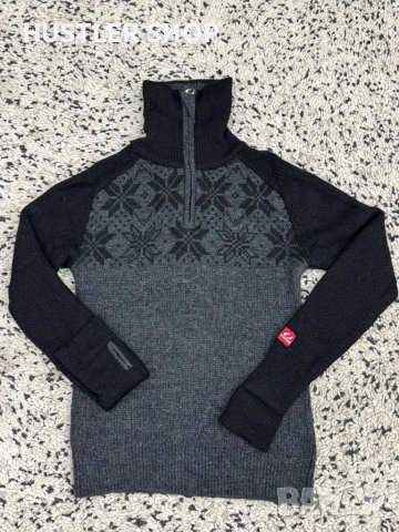 Мъжки пуловер ULVANG 100% вълна. Размер S, снимка 4 - Пуловери - 52676681