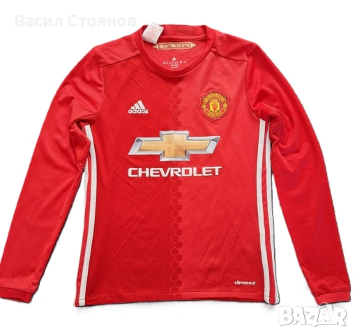 Manchester UTD/ Манчестър Юнайтед adidas Home Long Sleeve 2016-17г. - за ръст 152см.