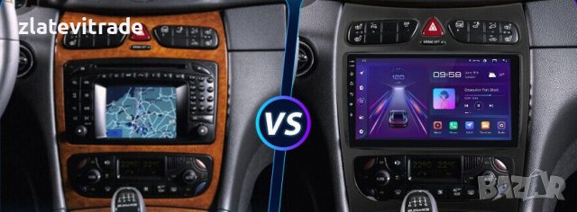 MERCEDES-BENZ C GLK W203 W209 W210 W168 W170 W463 W639 1998-2004 - 9" АНДРОИД НАВИГАЦИЯ, 9528, снимка 5 - Навигация за кола - 40035993