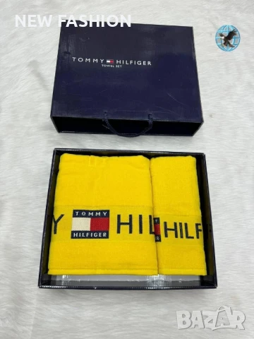 Памучни Хавлии -2бр с Кутия ✨ Tommy Hilfiger , снимка 7 - Хавлиени кърпи - 51169505