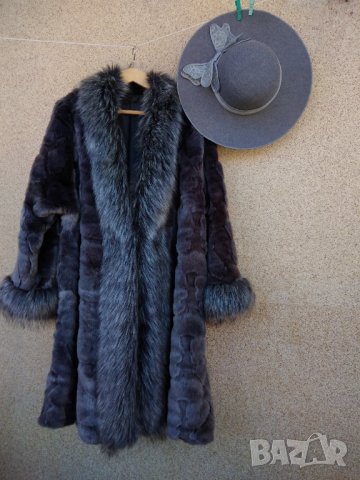 Класическо дамско палто от еко кожа., снимка 5 - Палта, манта - 35413273