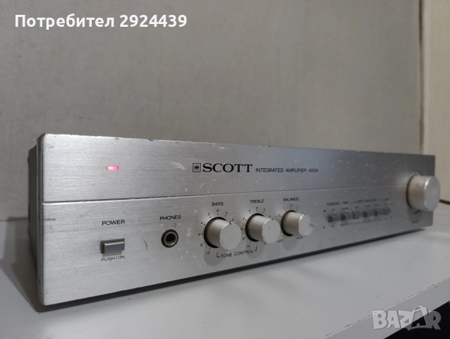 SCOTT 405A, снимка 2 - Ресийвъри, усилватели, смесителни пултове - 52619448