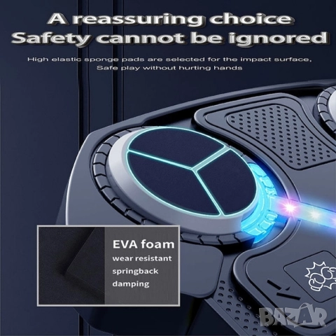 Интерактивна боксова играчка с музика, светлини и ръкавици – Забавление и тренировка в едно, снимка 4 - Други - 52776361