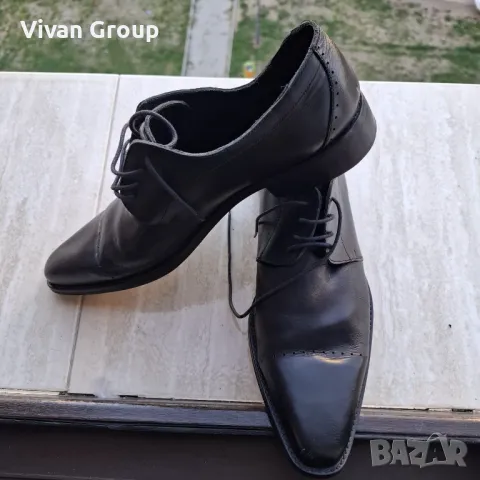 Мъжки обувки Edwin Wallace 100% кожа, снимка 6 - Официални обувки - 47743567