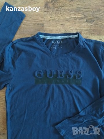 Guess Tee Shirt Manches Longues - страхотна мъжка блуза М, снимка 2 - Блузи - 44313794