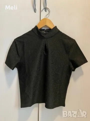 блуза с блестящ ефект терранова м размер