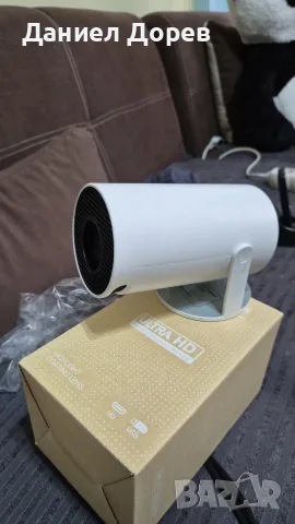 преносим смарт мултимедиен проектор (модел като Magcubic HY300 Pro / XMART MPP-40, снимка 2 - Плейъри, домашно кино, прожектори - 55929809