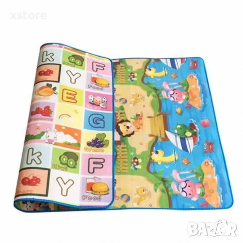 Комплект „Играй и Твори“ – Двулицево топлоизолиращо детско килимче + магическа водна подложка Aqua, снимка 3 - Образователни игри - 52650511
