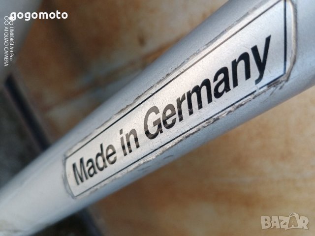 MADE IN GERMANY ALU-BIKE, АЛУМИНИЕВ велосипед,FAHRRAD-STAHLRAHMEN AUS 25CRMO4 (CHROM-MOLYBDÄN-STAHL), снимка 1